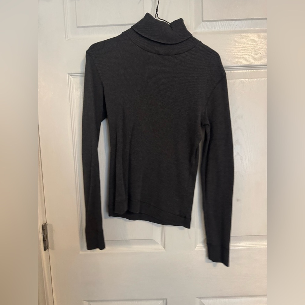 J. Crew Charcoal Long Sleeve Top
